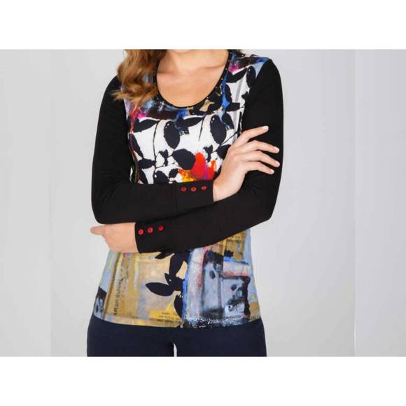 DOLCEZZA Tops - NEW DOLCEZZA double oo top in black